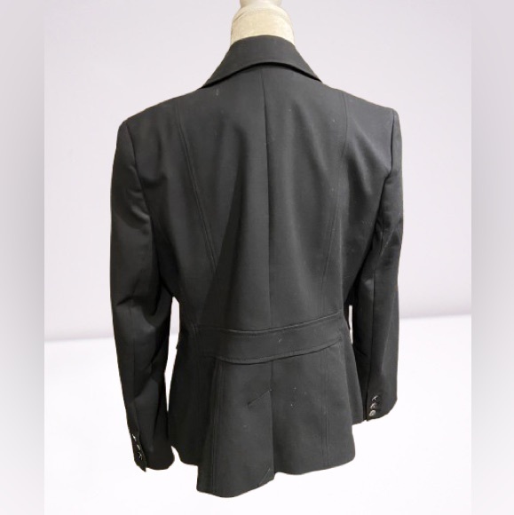 NEW YORK & CO Black Blazer Jacket, Stretch Fabric Size 14 - Picture 4 of 8